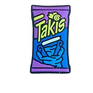Blue Heat Takis Croc Charm